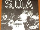 S.O.A. STATE OF ALERT NO POLICY EP DISCHORD 2 W/ INSERT ED2 RARE HARDCORE NM