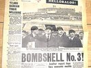 BEATLES Newspaper Old Vintage John Lennon Paul McCartney Man New York City U UK
