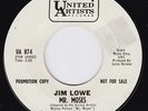 JIM LOWE Mr Moses MONSTER popcorn dancer RARE US 45 promo demo r&b northern soul