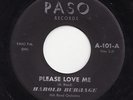 R&B POPCORN SOUL 45 - Harold Burrage - Please Love Me