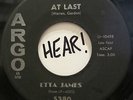 ETTA JAMES - I JUST WANT TO MAKE LOVE TO YOU/AT LAST 45 ARGO HEAR IT
