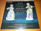 Bach & Mozart- Violin Concertos, Gioconda De Vito, Rafael Kubelik, ALP 1856 mono
