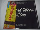 URIAH HEEP-Live JAPAN 1st.Press w/OBI 2LP Black Sabbath Deep Purple King Crimson