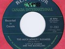 Little Daddie & The Bachelors 45 Too Much Monkey Business 1965 Vancouver Garage