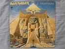 Original vintage 1984 IRON MAIDEN LP Powerslave Colombia PROMO EX