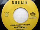 Philharmonics – I Need, I Need Your Love – RARE Soul 45 HEAR