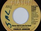 Modern Soul 45 CHARLES JOHNSON Never Had a Love So Good ALSTON HEAR