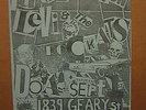 TUXEDOMOON 1979 original FLYER SF Levi & the Rockats DOA synth punk kbd