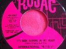 International Gtos Rojac: 1007   I Love My Baby / It's Been Raining In My Heart