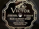 Victor 21554 Johnny Dodds' Trio-Blue Clarinet Stomp (1928) E+