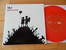 BLUR - Good Song RED VINYL UK press 2003 Bansky Artwork