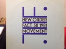 NEW ORDER 1981 MOVEMENT FACT 50 UK FIRST PRESS VINYL LP EX-