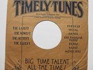 TIMELY TUNES  Rare 78RPM Record Sleeve Great Condition