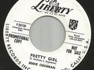 ROCKABILLY bw/ TEEN - EDDIE COCHRAN --PRETTY GIRL -HEAR BOTH -1958 PROMO LIBERTY