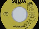 Disco Funk 45 TOO SWEET Mick The Quick SOLOX VG+ HEAR