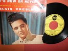 ELVIS PRESLEY - 45 TOURS - 4 TITRES - ORIGINAL - BIEM - 1960 - IT'S NOW OR NEVER