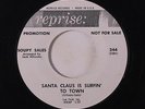 SOUPY SALES : Santa Claus Is Surfin' To Town / Santa Claus Is Comin' To Town 45