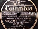 Bessie Smith ?Cemetery Blues Any Woman's Blues Columbia ?DF3073 France 10