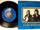 JUSTIN HAYWARD JOHN LODGE MOODY BLUES BELGIUM PICTURE 45 RPM RECORD  BLUE GUITAR