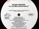 MFSL LP  FRANK SINATRA  ** SAMPLE TEST PRESSING **  In The Wee Small Hours   JVC