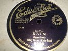 TEDDY BROWN and His Band Rain / I feel head over heels 78 EDISON BELL 0239