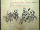 LP Beethoven The Middle Quartets (Budapest String Quartet) 4 LP Columbia M4S-616