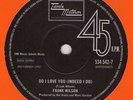 FRANK WILSON - DO I LOVE YOU / ORIGINALS - SUSPICION 45 MOTOWN FLOORFILLERS 