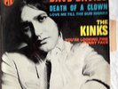 DAVE DAVIES + KINKS : rare ep original français avec languette-Death of a clown