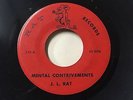 J.L. Rat RARE GARAGE FUZZ PSYCH 45 Mental Contrivements on RAT Label HEAR IT #W0