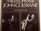 Miles Davis John Coltrane Live Stockholm 2 LP Set NM Vinyl
