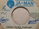 JUNIOR BYLES & RUPERT REID - chant down babylon - JA-MAN VG++//