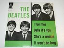 BEATLES - I FEEL FINE - EP 45 4 TRACKS RARE UNIQUE DANISH PS GEOS 225 LISTEN