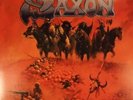 SAXON Dogs Of War MINT RARE LTD CREAM Vinyl LP STICKERS Night Dead 024 R-509