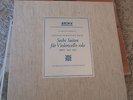 ARCHIV ED.1 SAPM BACH CELLO SUITES FOURNIER 3 LP BOX  NM PERFECT RARE