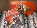 Austrian Death Machine AUTOGRAPHED Triple Brutal ORANGE Vinyl Tim Lambesis