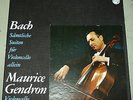MAURICE GENDRON BACH Complete Solo Cello Suites Philips 3 LP Box 835272-73-74