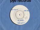 KINKS RARE ONE SIDED DEMO APEMAN EXCELLENT UNMARKED PYE 45 RAY DAVIES SONG