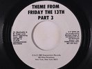 MICHAEL ZAGER: Theme From Friday The 13th Part 3 / Rock Bottom 45 (dj) Soul