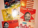 Earl Bostic 6 excellent King 45RPM  records-ChaChas-Where or When-Unchained-more