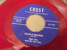 TOM TALL and his tom cats  rare  7  rockabilly ON REX WAX  45  crisp EX 