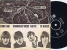 THE BEATLES Penny Lane b/w Strawberry Fields Forever Danish 45PS 1967