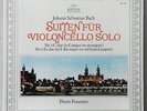 J S BACH  LP Cello suite 3 & 4 *Pierre Fournier Archiv NM