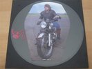 BRUCE DICKINSON: All the young dudes UNCUT Shape Signed Iron Maiden NWOBHM