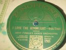 BERT FIRMAN'S DANCE ORCHESTRA I love the moonlight 78 ZONOPHONE 2921