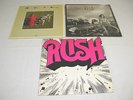 3 RUSH Rock LP Record Albums Nr Mnt 1974 Rush, Nr Mnt 1980 Permanent Waves, +