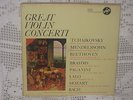 GREAT VIOLIN CONCERTI Bach Paganini Lalo Mozart Beethoven / 5 LP VOX VSPS 9/5