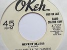 BILLY BUTLER & the CHANTERS - NEVERTHELESS / MY SWEET WOMAN - SOUL 45 - MINT