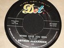 ARTHUR ALEXANDER  1962 SOUL CLASSIC 45  DOT 