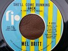 northern soul 45RPM mel britt shell come running back