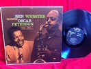 BEN WEBSTER meets OSCAR PETERSON LP  rare VERVE orig TRUMPETER LABEL dg